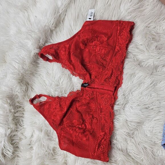 Torrid Lightly Lined Front Close Bralette Gojiberry Women's Size 3 - Picture 3 of 8